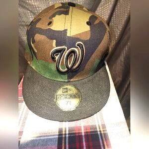 Men's Washington Nationals New Era Camo  MLB All-Star 59FIFTY Fitted Hat